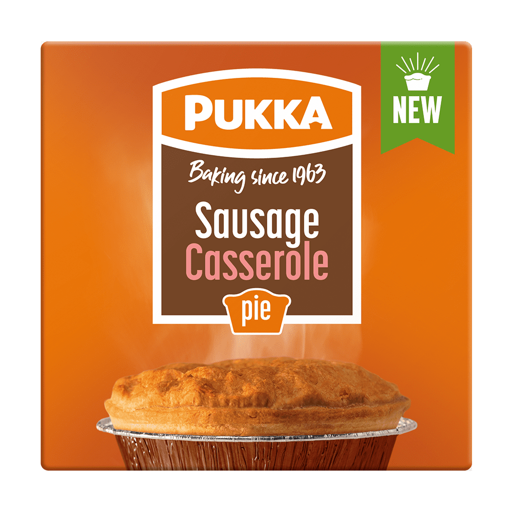 Sausage Casserole Pie - Pukka Pies